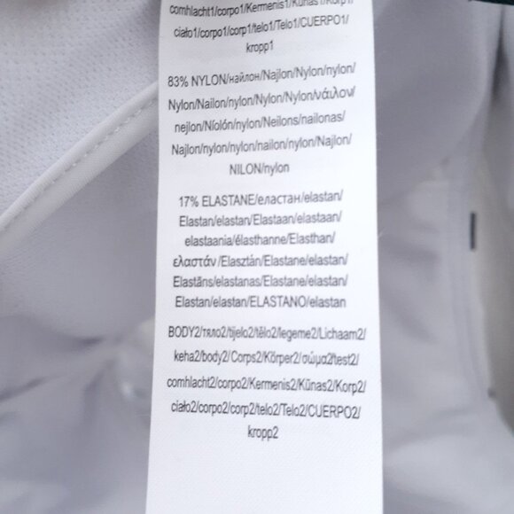 Ralph Lauren Swim Suit Top Sz 16 Padded Underwire High Neck 374 - Picture 6 of 6